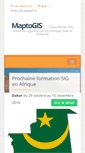 Mobile Screenshot of mauritanie.maptogis.com