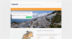 Desktop Screenshot of maroc.maptogis.com