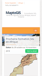 Mobile Screenshot of maroc.maptogis.com