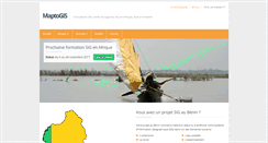 Desktop Screenshot of benin.maptogis.com