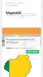 Mobile Screenshot of benin.maptogis.com